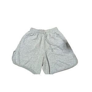 Topshop Gray Sweatshorts Loungewear Drawstring Cinch Waist Women's S